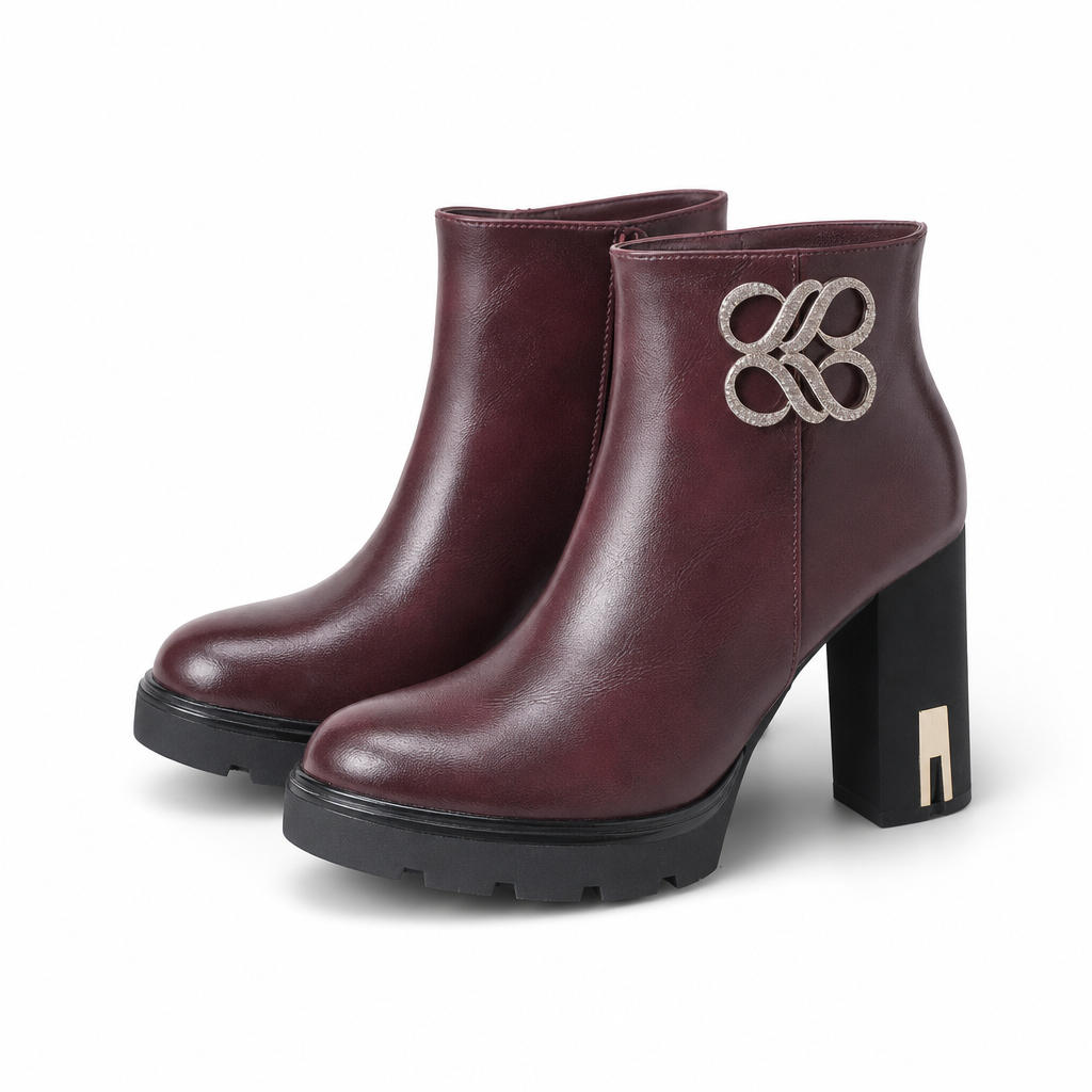 Lola · Bottines à talon bijou | Deal Only One